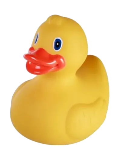 Klein Badeendje - Gele Rubber Duck - 8 cm