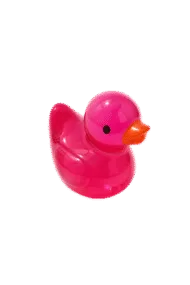 Micro Fluorescerende Eend - Glow in the dark - Roze