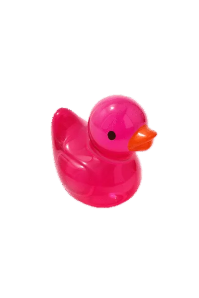 Micro Fluorescerende Eend - Glow in the dark - Roze