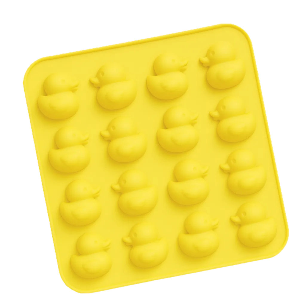 Siliconen Badeend Vorm - 16 x 3 cm Eendjes - Geel Siliconen Badeend Vorm - 16 x 3 cm Eendjes - Geel