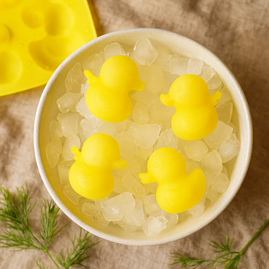 Siliconen Badeend Vorm - 16 x 3 cm Eendjes - Geel Siliconen Badeend Vorm - 16 x 3 cm Eendjes - Geel