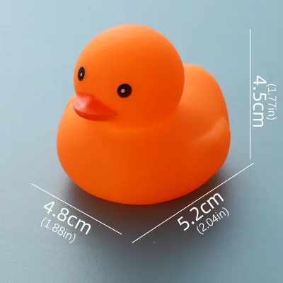 Gekleurd Mini Badeendje - Blauw Rubber Duck - 5 cm bij debadeend.nl