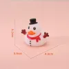 Mini Badeendje - Kersteendje - Sneeuwpop - 5 cm