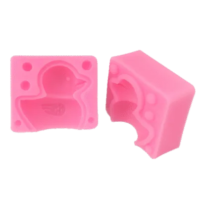 Siliconen Badeend Vorm - 1 x 4 cm Eend - Roze