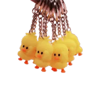 Mini Eendje - Badeendje Sleutelhanger - 1 cm