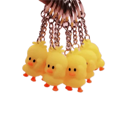 Mini Eendje - Badeendje Sleutelhanger - 1 cm