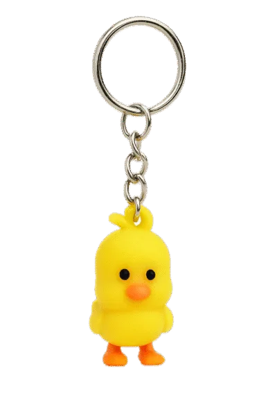 Mini Eendje - Badeendje Sleutelhanger - 1 cm