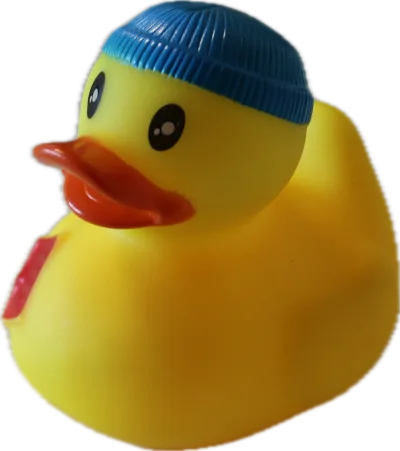 Duck Family Badeend - 8 cm - Roze Queen
