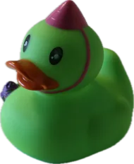 Duck Family Badeend - 8 cm - Roze Queen