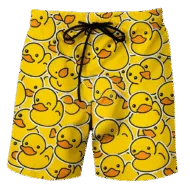 Unisex Badeend Korte Broek