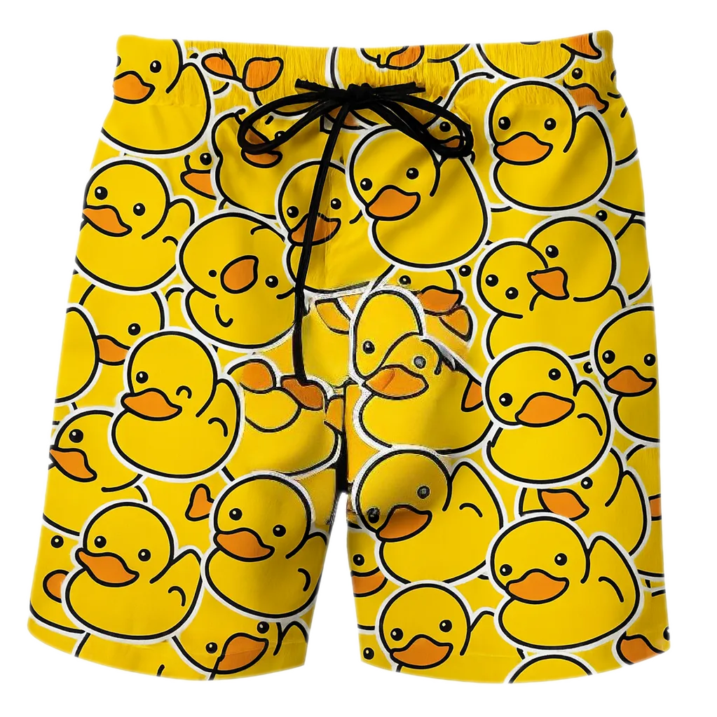 Unisex Badeend Korte Broek Unisex Badeend Korte Broek
