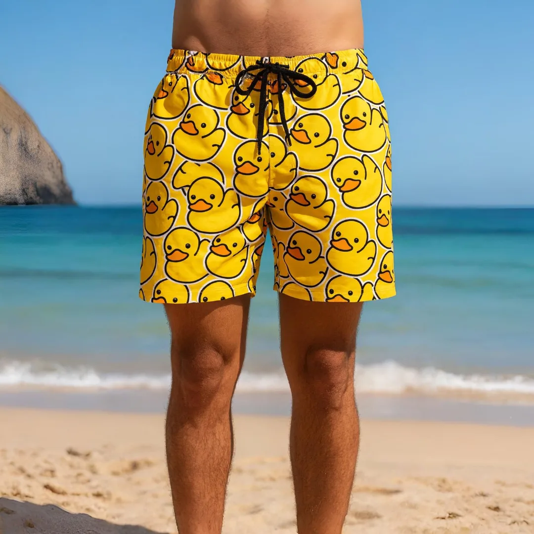 Unisex Badeend Korte Broek Unisex Badeend Korte Broek