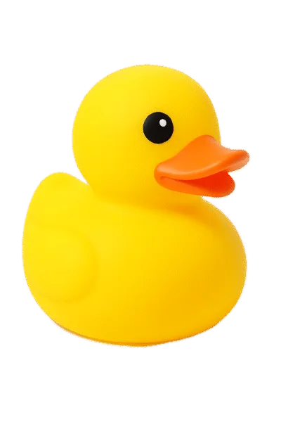 Mega Badeend - Gele Rubber Duck - 20 cm