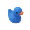 Mini Badeendje - Blauw - 2 cm