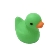 Mini Badeendje - Groen - 2 cm Mini Badeendje - Groen - 2 cm
