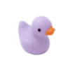 Mini Badeendje - Licht paars - 2 cm