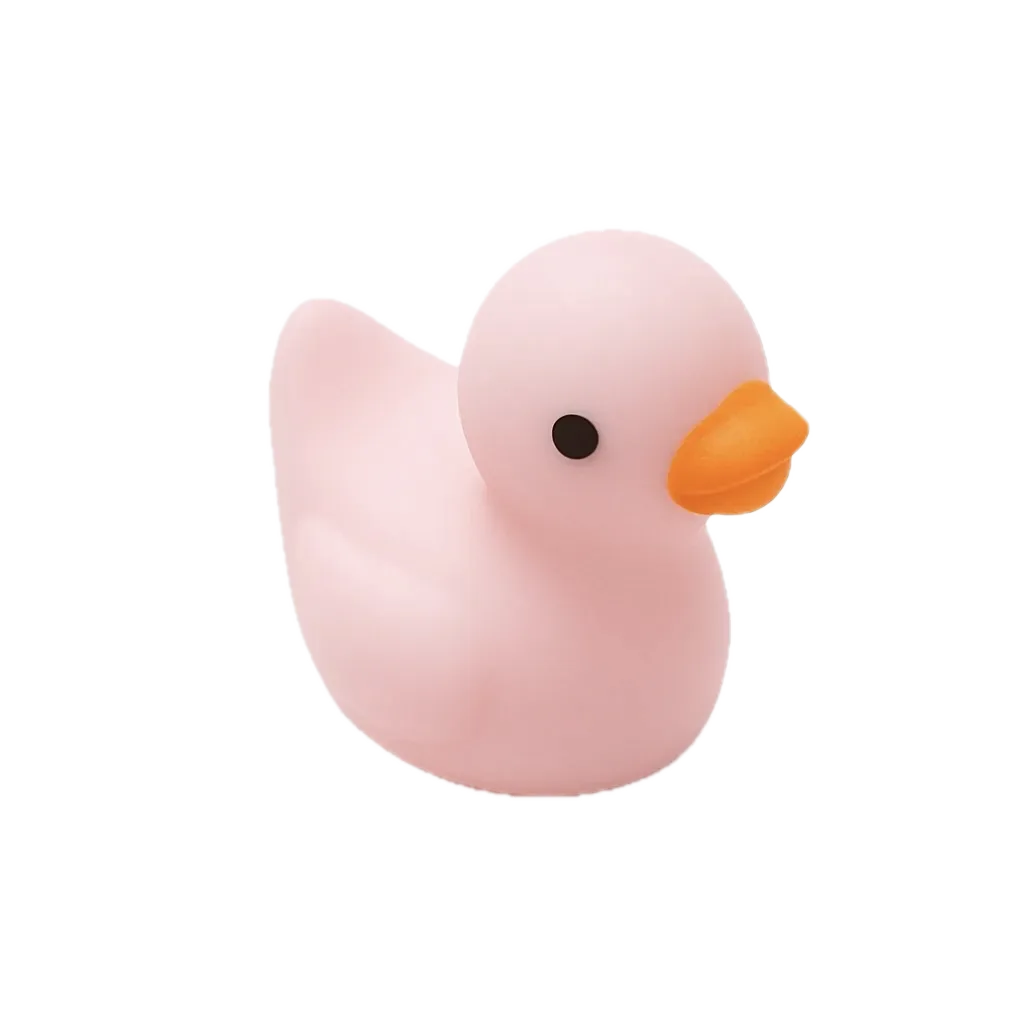 Mini Badeendje - Licht roze - 2 cm Mini Badeendje - Licht roze - 2 cm