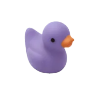 Mini Badeendje - Paars - 2 cm Mini Badeendje - Paars - 2 cm