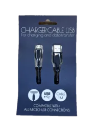 Micro USB kabel - Laad en Data - 1 meter - Donkerblauw Micro USB kabel - Laad en Data - 1 meter - Donkerblauw