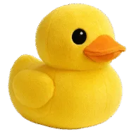 Gele Badeend Knuffel XXL - 50 cm