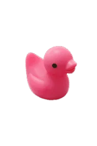 Micro Resin Badeend - Roze