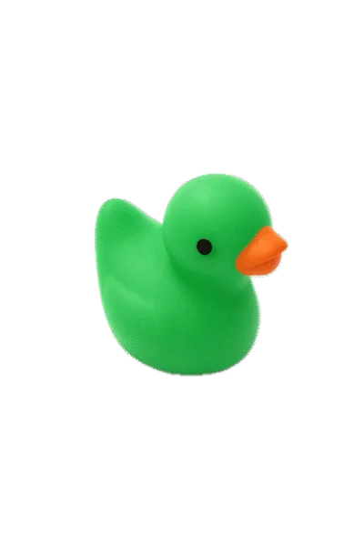 Micro Resin Badeend - Groen