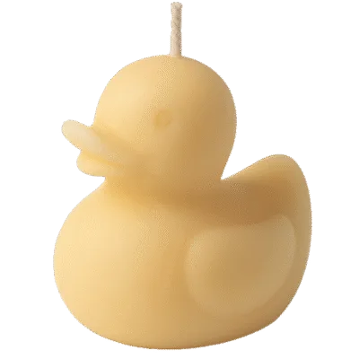 Badeend Geurkaars Vanille - 5 cm