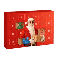 Badeend Adventskalender Glitter Edition - 24 Luxe Kerst Eendjes