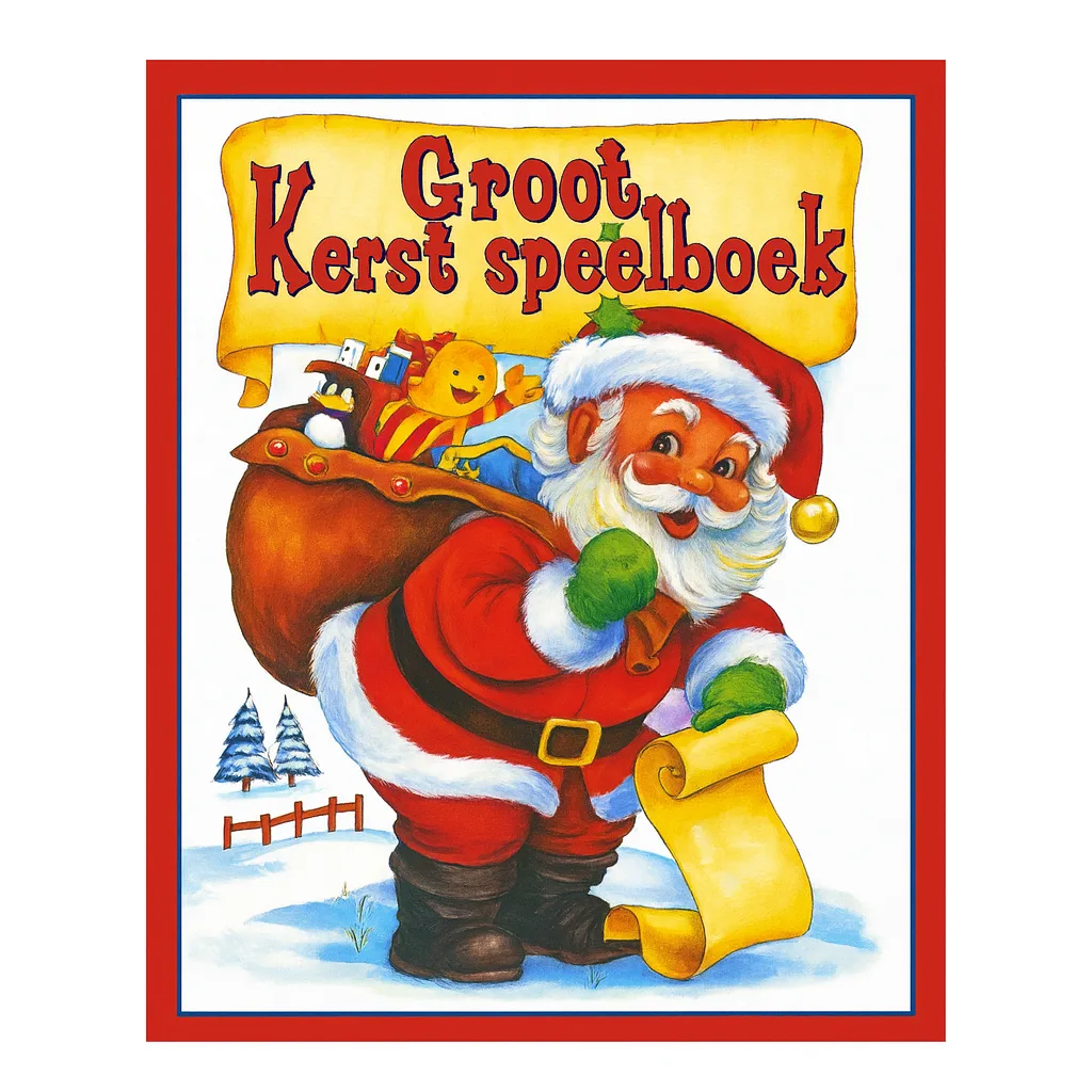 Groot Kerst Speelboek – Kleuren, Spelen & Puzzelen met de Kerstman Groot Kerst Speelboek – Kleuren, Spelen & Puzzelen met de Kerstman