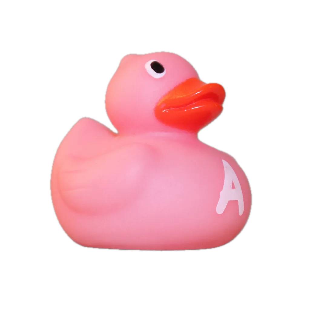 Alfabet Badeendje - Letter A - Roze Alfabet Badeendje - Letter A - Roze