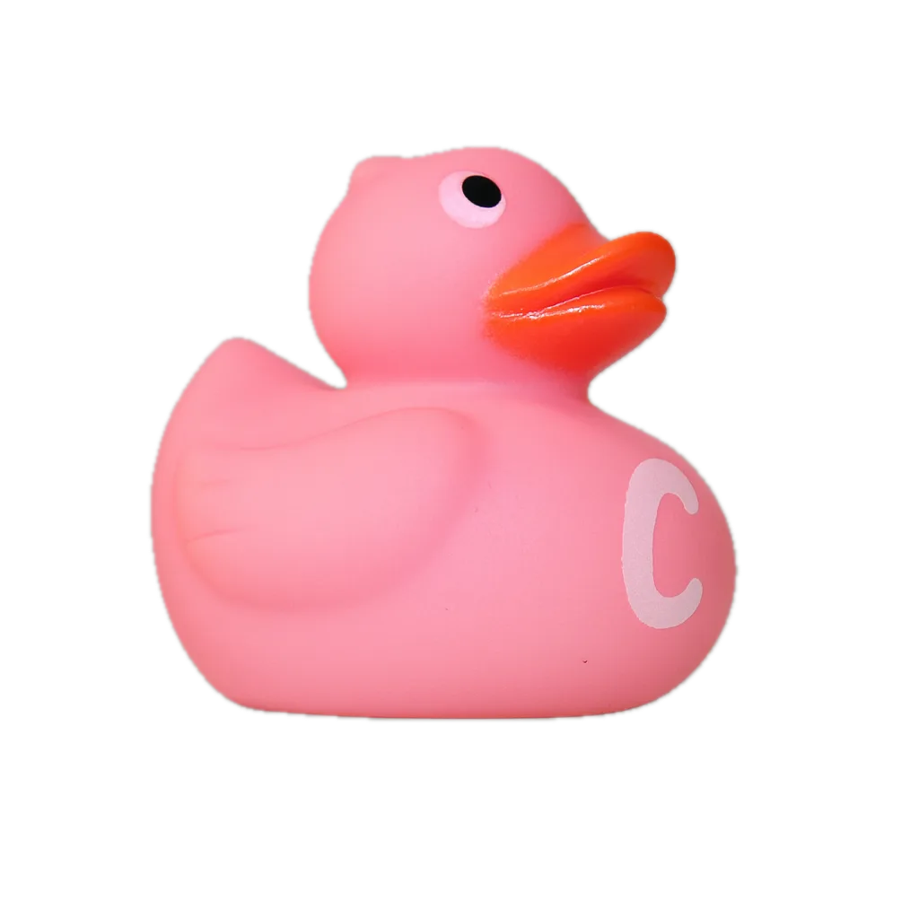 Alfabet Badeendje - Letter C - Roze Alfabet Badeendje - Letter C - Roze
