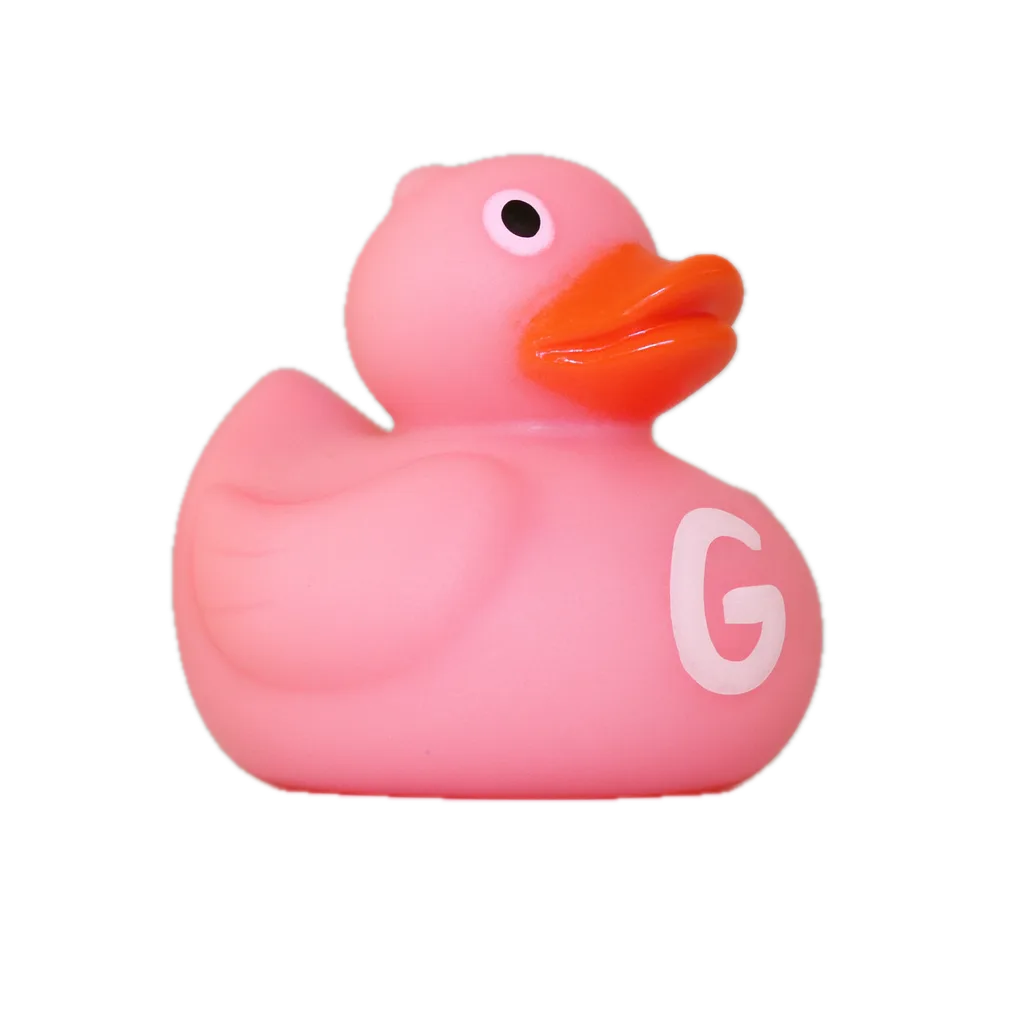 Alfabet Badeendje - Letter G - Roze Alfabet Badeendje - Letter G - Roze