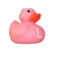 Alfabet Badeendje - Letter L - Roze Alfabet Badeendje - Letter L - Roze