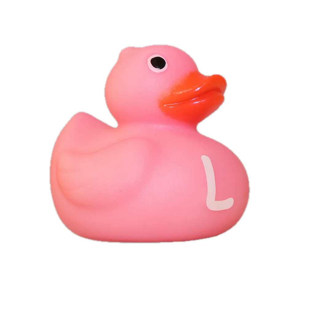 Alfabet Badeendje - Letter L - Roze Alfabet Badeendje - Letter L - Roze