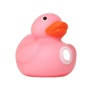 Alfabet Badeendje - Letter O - Roze Alfabet Badeendje - Letter O - Roze