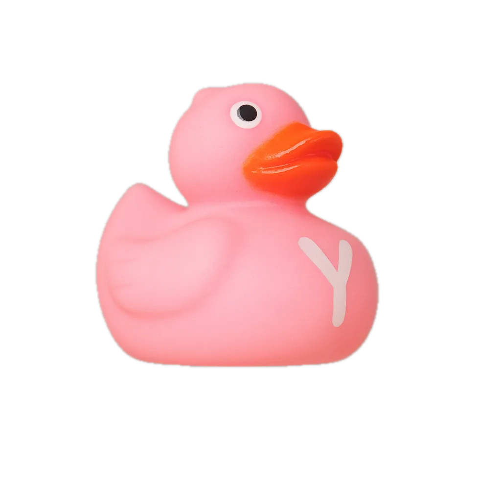 Alfabet Badeendje - Letter Y - Roze Alfabet Badeendje - Letter Y - Roze