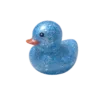 Glitter Badeendje - Blauw - 5 cm