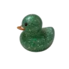 Glitter Badeendje - Groen - 5 cm