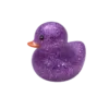 Glitter Badeendje - Paars - 5 cm
