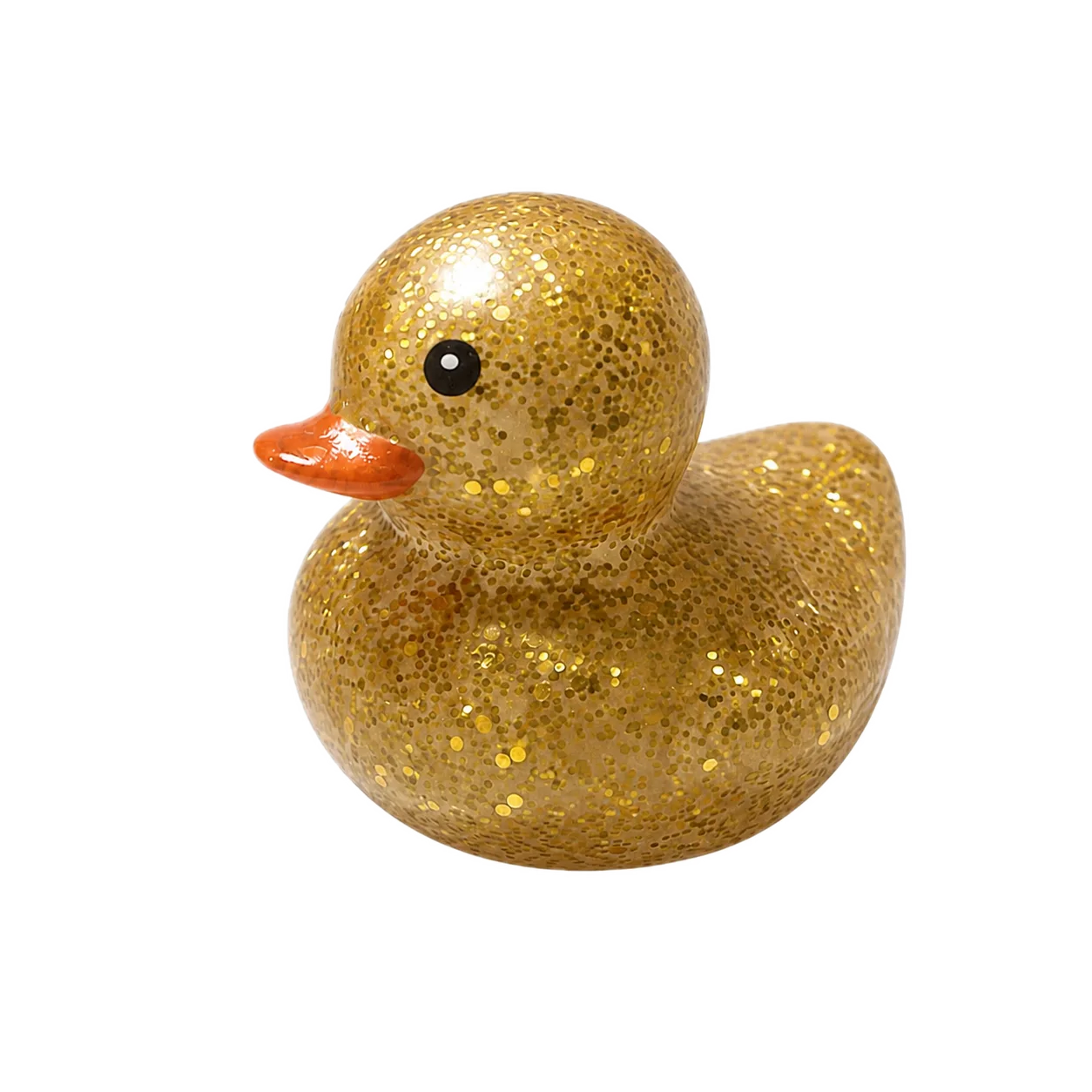 Glitter Badeendje - Geel - 5 cm Glitter Badeendje - Geel - 5 cm