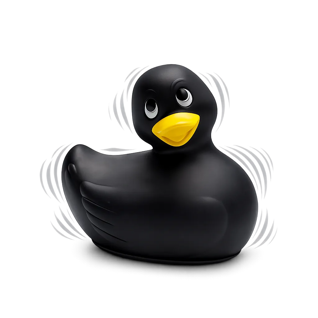Vibrerende Badeend - Zwart Vibrerende Badeend - Zwart