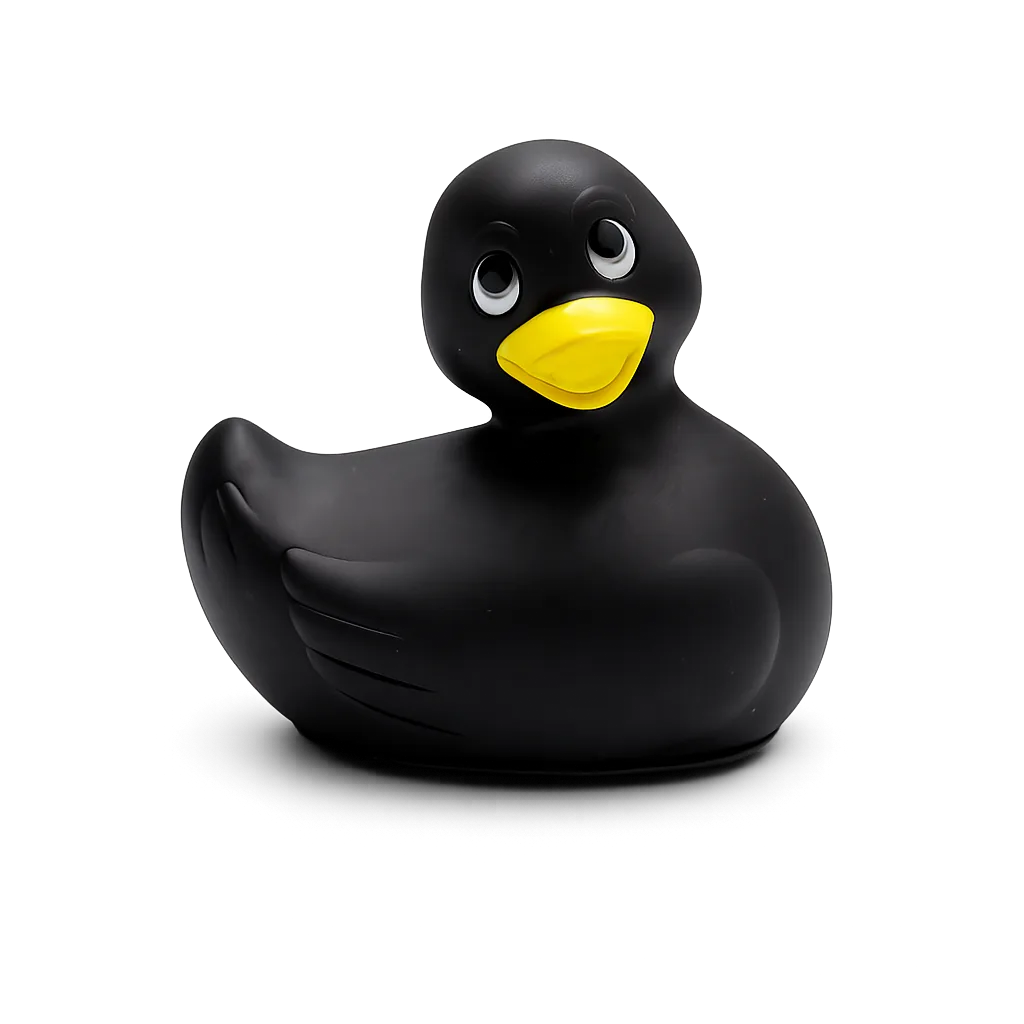 Vibrerende Badeend - Zwart Vibrerende Badeend - Zwart