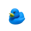 Klein Badeendje - Blauwe Rubber Duck - 5 cm