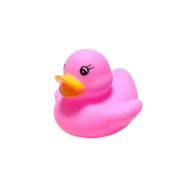 Klein Badeendje - Roze Rubber Duck - 5 cm