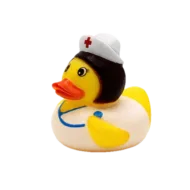 Verpleegster Badeendje - 5 cm